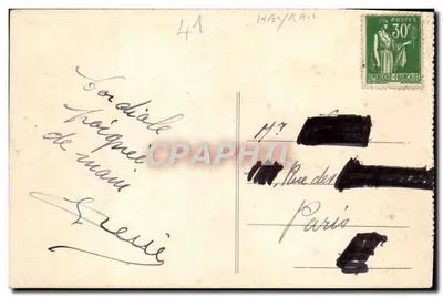Romorantin (Loiret-et-Cher) — La Sauldre i Młyn Garçonnets — Zbiór E. Coueyret — Rewers