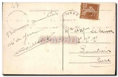 Agen — Most kamieniany — Ball, Chaudrucs et Cie, Agen, n° 234 — Rewers