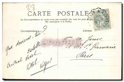 Vosges — 92 — VITTEL, kasyno — Rewers