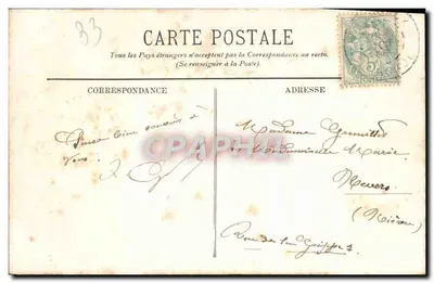बोर्डेक्स — गिरोंडिन्स के स्मारक — एलएल. संख्या 13 — पीछे