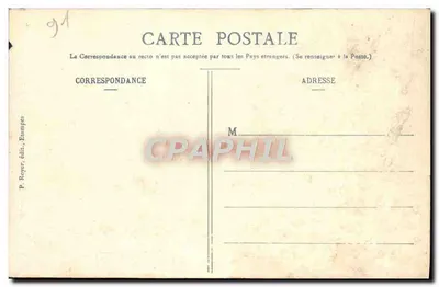 Chamarande (S.-et-O.) — Coin de Rivière — P. Royer, n°20 — Verso