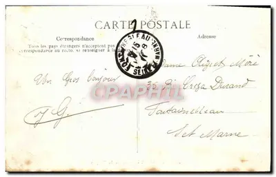 Versailles — Bassin du Dragon — Editor EID, n°48 — Verso