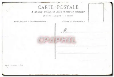 Versailles — A Capela do Castelo — Imp. P. Fandrier de Paris — Verso