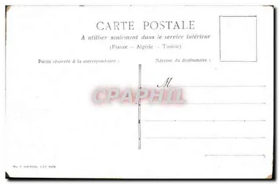 Versailles — Het Park : Bassin van de Draak — Imp. P. Serville - C. Ot. Parijs — Achterkant