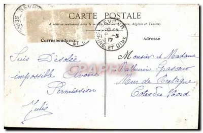 Versailles — O Hameau no Petit Trianon. — Verso