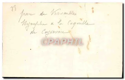 Ninféo en la Cognacille — Versalles — editor desconocido, n° 28 — Reverso
