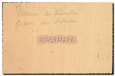 Musée de Versailles — Galerie des Batailles — éditeur non visible — Verso