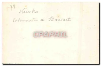 Fonte de Versailles — Calormande de Mansart — editor não identificado, n° de série 99 — Verso
