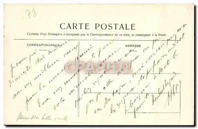 Versailles - Parque de Trianon - Templo do Amor — editor N. M. ROY, n° 87 — Verso
