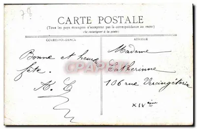 Versailles — Galleria delle Battaglie — editore non visibile, numero di serie non leggibile — Verso