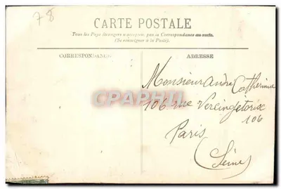 Versailles — Os Jardins — Bassin de Latone — LL. — Editor C. Borderie, n°25 — Verso