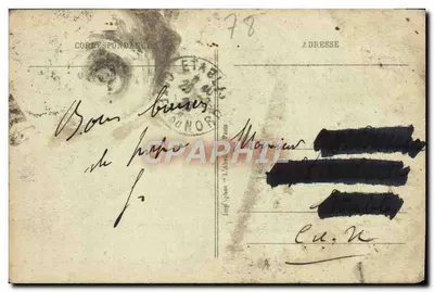 St-GERMAIN-en-LAYE - O Castelo (século XVI) - Fachada Setentrional — Sede da Delegação Austriaca na Conferência da Paz, onde foi assinada em 10 de Setembro de 1919 — Verso