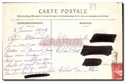 San Germain - La Terrasse l'Allée royale — I. Duchon-Doris — Verso
