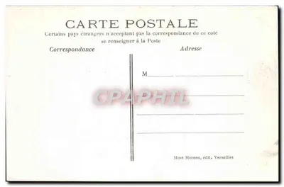 Versalhes — Hameau de Marie-Antoinette — Torre de Malborough e Ponte rustica — Verso