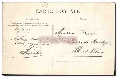 Versailles — Algemene gevel van het Kasteel — C. L. C. n°130 — Achterkant