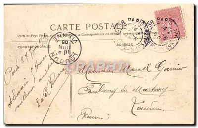 Versalhes — A Fonte da Pirâmide, um Domingo de Grandes Eaux — NANCY, n° 143 — Verso