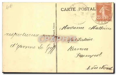 Cahors — Ponte Valentré — Editor G. Girard, Cahors, n° 92 — Verso