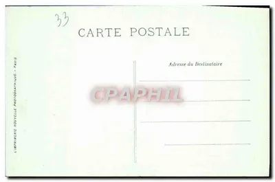 Bordeaux — Wąski kawałek ogrodu publicznego — LL. n°48 — Rewers