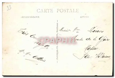 Bordeaux — Ogólny widok rzeki — Spółka — Rewers