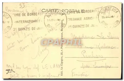 Bordeaux — Gare Saint-Jean i Hotel Terminus — 38 — Rewers