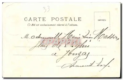 Arcachon — Vue générale — V.P. No. 573, éditeur V.P. (Vues Postales) — Verso