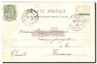 Langoiran près Bordeaux — Vue générale du Haut-Langoiran prise du Grand Donjon du Château — éditeur Henry Guillain, F. Toubouvé, AA — Verso