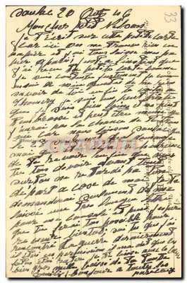 Soulac-sur-Mer (Gironde) — Het Molenhoofd en de dijk — M. D. — Achterkant