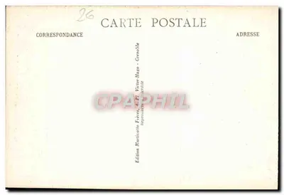 Trasa GRANDS GOULETS — widok z kanionu z murkiem podporowym — Wydawnictwo Victor Hugo, nr 179 — Rewers