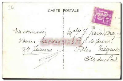 Col du Rousset (Drôme) — Os Curvas da descida para Die — Verso