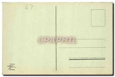 Estrasburgo — Um Ninho de Corujas — editor Méaoue, n° de série 602 — Verso