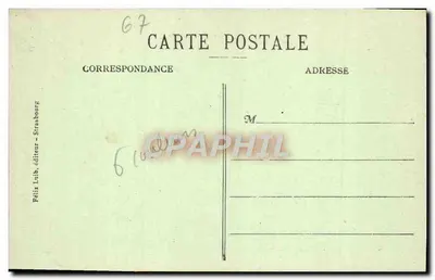 Strasbourg — W pobliżu mostów zamkowych — Félix Lüib, wydawca Strasbourg — Rewers