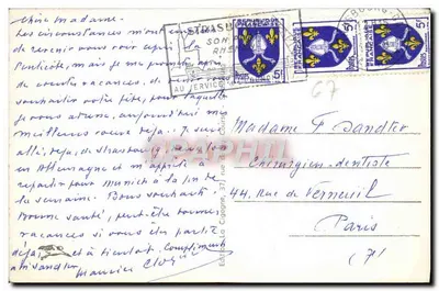 Strasburg — Ogólny widok — Wydawca La Cigogne, nr 42 — Rewers