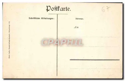 Strasbourg i. E. Kaiserpalast — Pałac Cesarski — Felix Uml, Kunstverlags-Anstalt, Strasbourg i. E. — Rewers