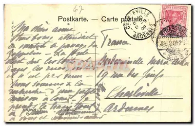 Strasburgo — Vista della Petite France — Editore: Felix Lübb, Karlsruhe — Verso