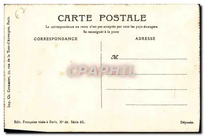In Alsazia-Lorena — Buon compleanno — Imp. Ch. Courmont, Parigi, Serie AL, N° 66 — Verso