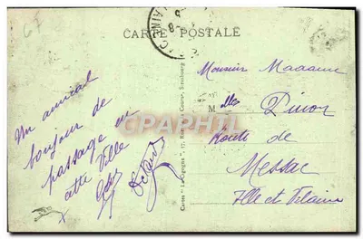 Strasbourg - L'Université — Carte postale n°262, éditée par Cartes 'La Cigogne' — Rewers