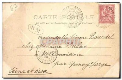 View of Limoges — Souvenir of Limousin — P. Boute del — Back