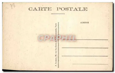 Versailles — A Igreja de Santa Joana d'Arc — A.L. n°171 — Verso