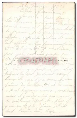 Soldado e mulher — carta postal de guerra — editor DIX n° 6823 — Verso