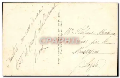 Soldat et femme — scène de guerre — éditeur Rob, n° 6 — Verso