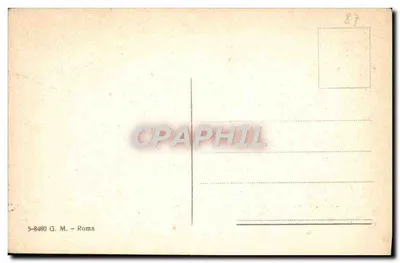 Rzym - Bazylika św. Pawła poza murami — wydawca G.M. nr 5-8490 — Rewers