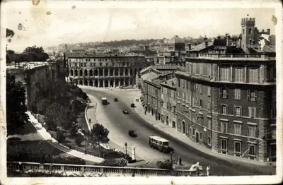 Rzym – Via del Mare z Teatrem Marcello