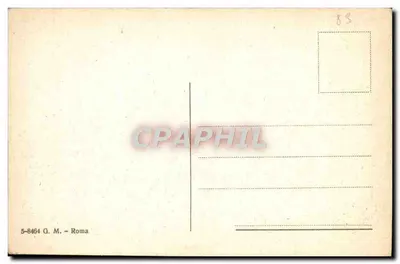 Rom - Piazza della Libertà — Ansicht mit Straßenbahn und Kutsche — G.M. Nr. 5-8464 — Rückseite