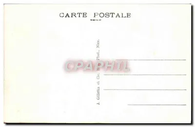 Nice — Promenade des Anglais — J. Gilletta et Cie, Nice, Phot. — Verso