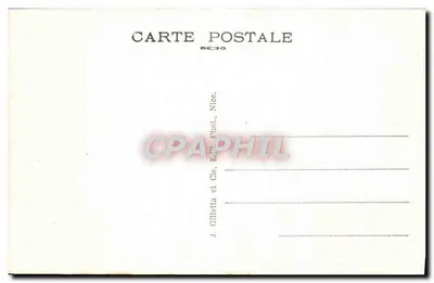 Nice — Pałac Śródziemnomorski — wydawca J. Gilletta et Cie, Nice — Rewers