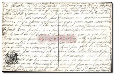 सैनिक और पियानो पर युवा महिला — पिता को पत्र — DIX 198/1 — पीछे