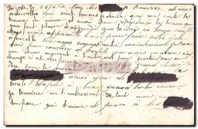 Coração de Francês — Tema militar com mulher deitada — editor JK, n° de série 9442 — Verso