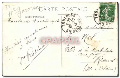 Toulouse — Katedra Jacobinów — wydawca Léon Macherel, nr 222 — Rewers