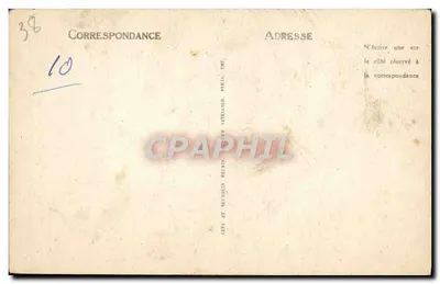 Cachoeira da Oursière — Massif de Belledonne — LL. — N° 743 — Verso