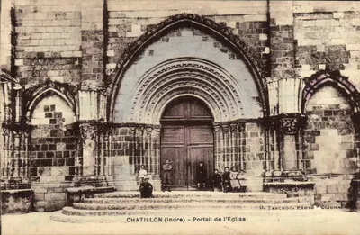 Chatillon (Indre) — Portal da Igreja — G. Tanchoc, Photo Clion